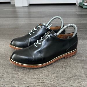 Fluevog Mod Mariella Elegant Black Leather Women's Shoes